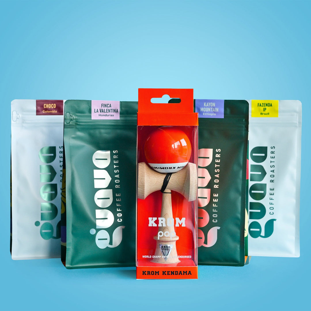 pachetul salvator de craciun guava cafea cu kendama