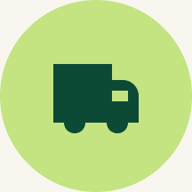 truck icon in a circle