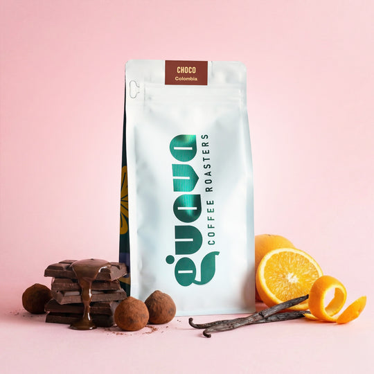 cafea de specialitate boabe columbia choco ciocolata vanilie portocale